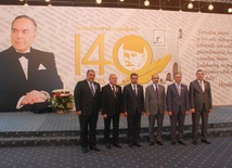 Media representatives receive awards in accordance with Azerbaijani president’s order. Baku, Azerbaijan, Jule 22, 2015